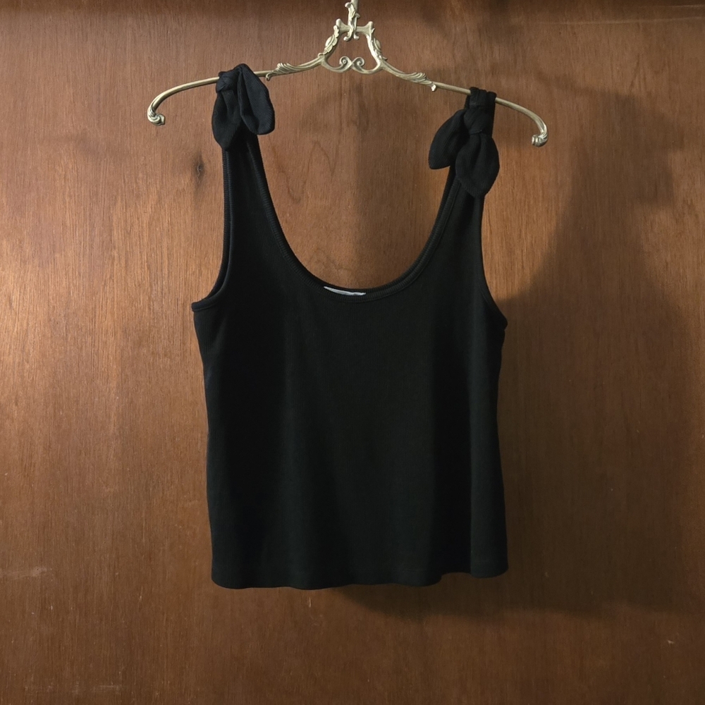 Marine Layer Lexi Rib Tie Tank - Picture 4 of 11